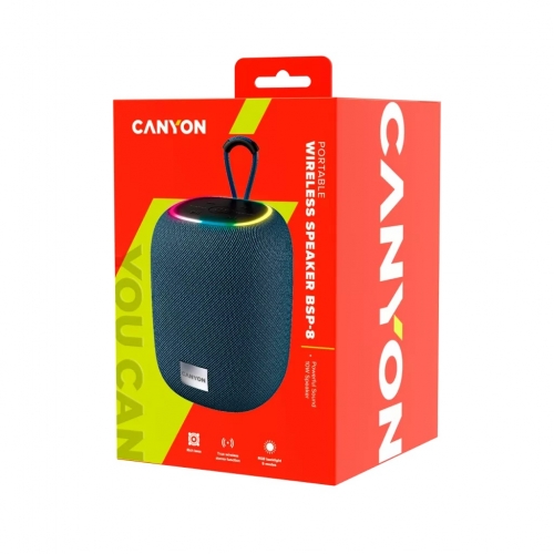 Boxa portabila Canyon BSP-8, Bluetooth, Graphite