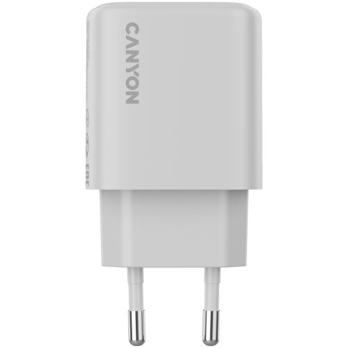 Incarcator retea Canyon OnCharge 250, 1 x USB-C, 12 V, 3 A, 25 W, White