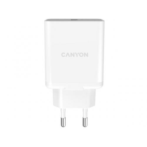 Incarcator retea Canyon H-36-01, 1x USB-A, 3A, White