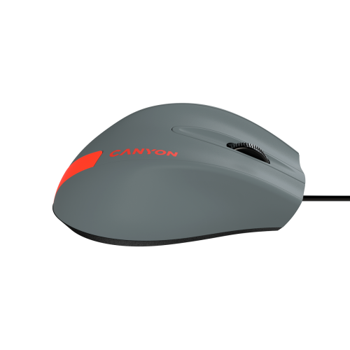 Mouse Optic Canyon M-11, USB, Gray-Red