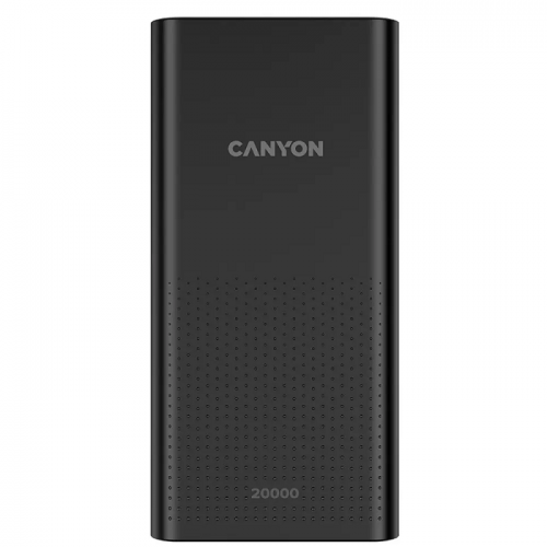 Baterie portabila Canyon PB-2001, 20000mAh, 2x USB, Black
