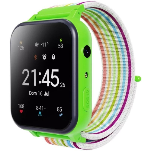 Smartwatch Canyon Alfie KW-37, 1.69 inch, Curea Nylon, Green