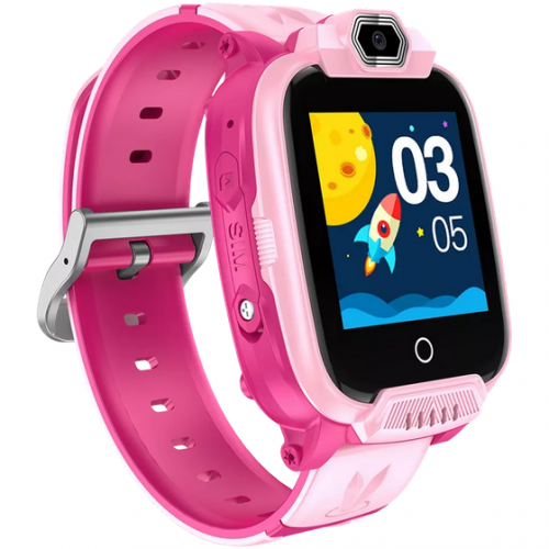 Smartwatch Jondy KW-44, 1.44inch, Curea Silicon, Pink