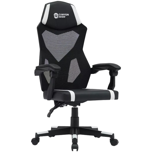 Scaun gaming Canyon Flow, Black-White