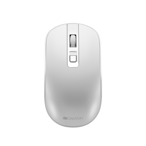 Mouse Optic Canyon MW-18, USB Wireless, Pearl White