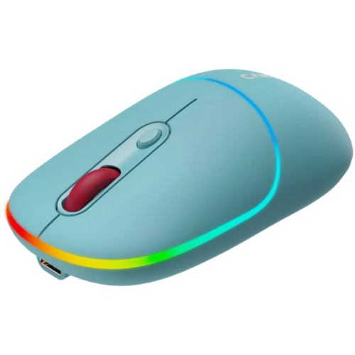 Mouse Optic Canyon MW-22, RGB LED, Bluetooth/USB Wireless, Dark Cyan