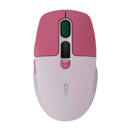 Mouse Optic Canyon MW-26 LCD Silent, USB Wireless/Bluetooth, Pink