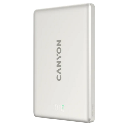 Baterie portabila Canyon OnPower 500, 5000 mAh, 1 x USB-C, Star Grey