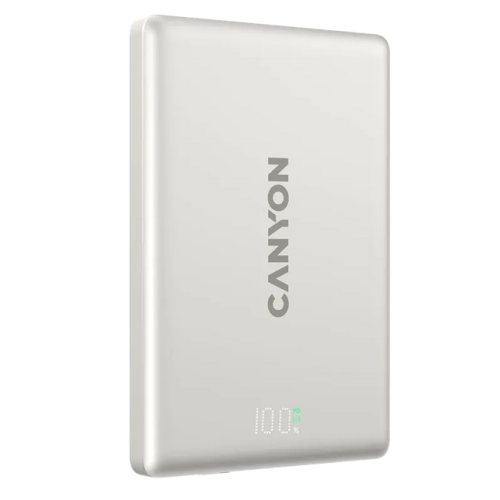 Baterie portabila Canyon OnPower 500, 5000 mAh, 1 x USB-C, Star Grey