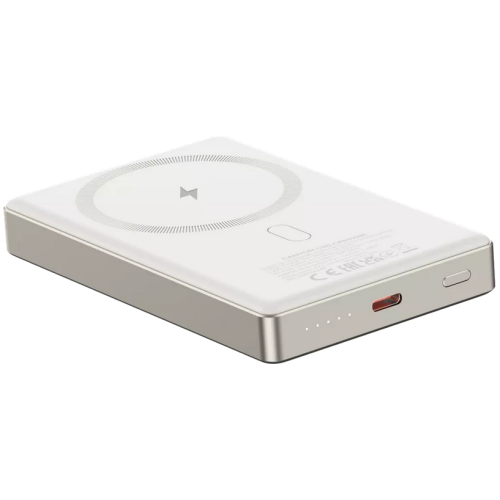 Baterie portabila Canyon OnPower 510 Slim Magsafe, 10000 mAh, 1 x USB-C, Beige