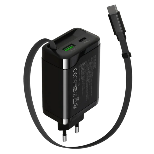 Incarcator retea Canyon OnCharge 65RС, 1 x USB-A, 2 x USB-C, 65 W, Black