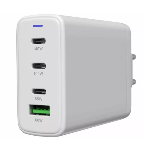 Incarcator retea Canyon OnCharge 140ACC, 1 x USB-A, 3 x USB-C, 28 V, 5 A, 150 W, White