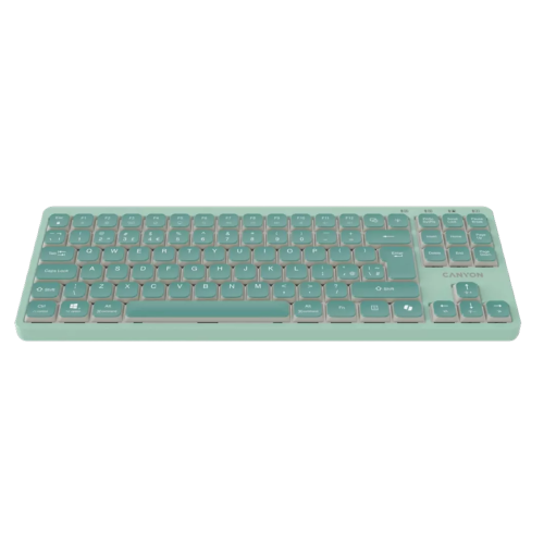 Tastatura Canyon OnType 10, USB-C, Green