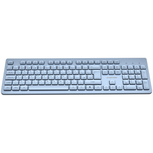 Tastatura Canyon HKB-W01, USB Wireless, Blue