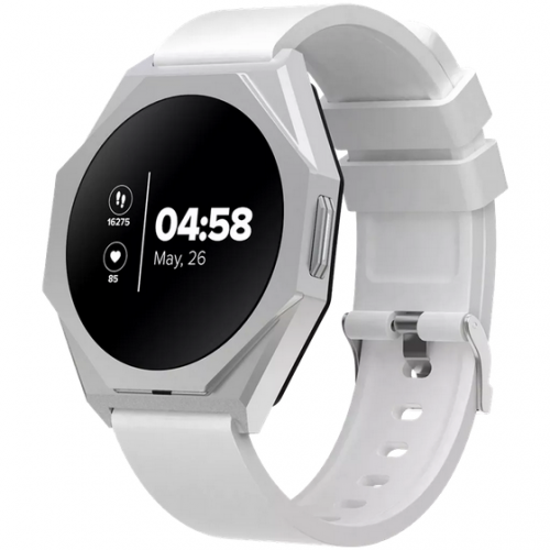 Smartwatch Canyon Otto SW-86, 1.3inch, Curea Silicon, White