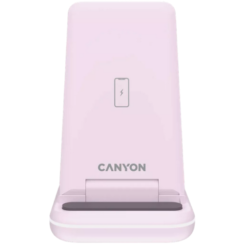 Incarcator wireless Canyon WS-304, 18W, Iced Pink