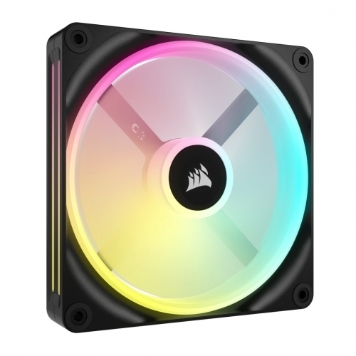 Ventilator Corsair iCUE LINK QX140, RGB LED, 140mm, Black