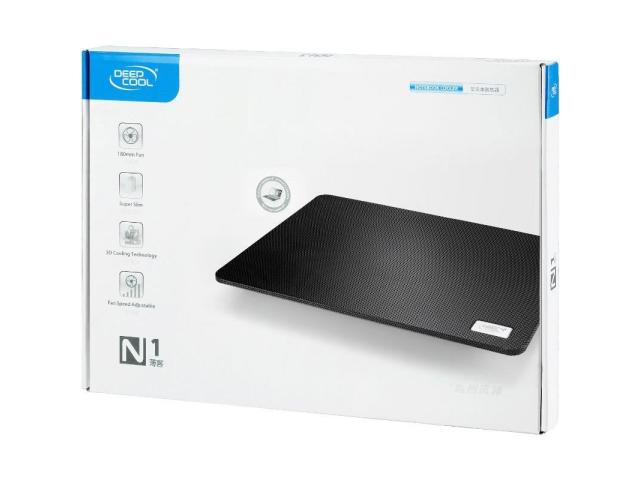 Cooler Pad Deepcool N1 Black pentru laptop de 15.6inch