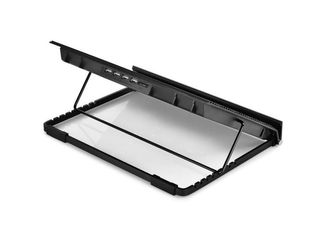 Cooler Pad Deepcool N9 EX pentru laptop de 17inch, Black