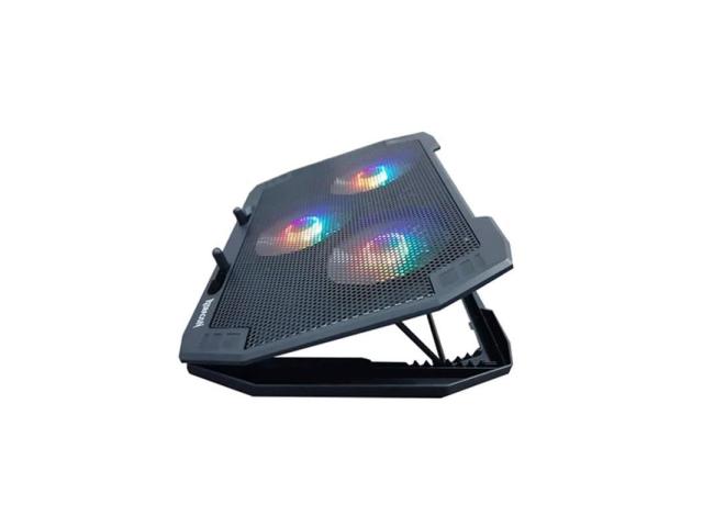 Cooler Pad Redragon Ingrid pentru laptop de 17inch, RGB, Black