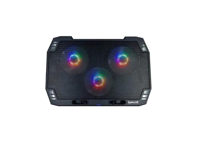 Cooler Pad Redragon Ingrid pentru laptop de 17inch, RGB, Black
