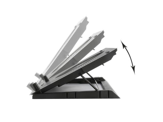 Cooler Pad Redragon Ivy pentru laptop de 15.6inch, RGB, Black