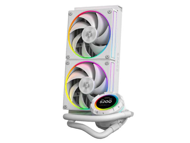 Cooler procesor ID-Cooling SL240 White, aRGB LED, 2x 120mm