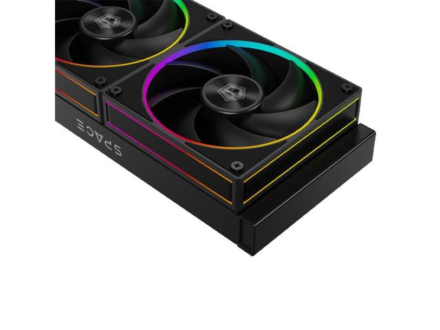 Cooler procesor ID-Cooling SL240 Black, aRGB LED, 2x 120mm