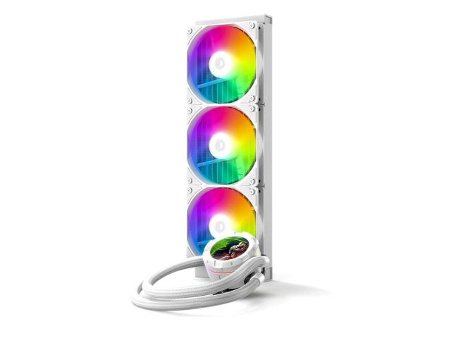 Cooler procesor ID-Cooling SL360-XE, ARGB, 3 x 120mm, White