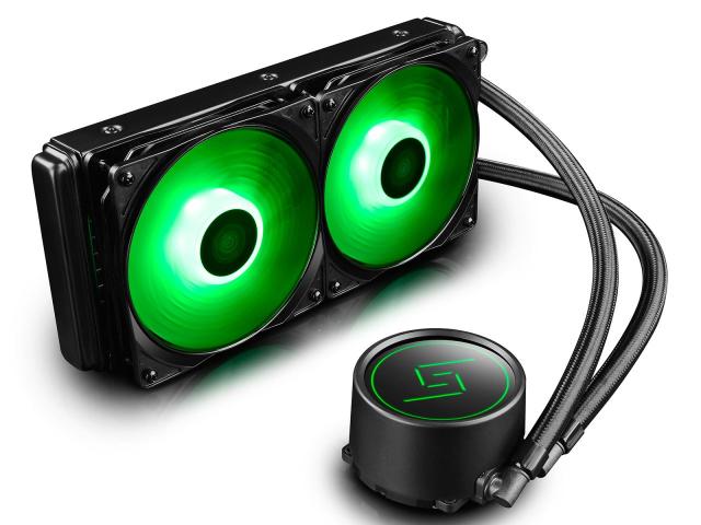 Cooler Procesor Deepcool GAMMAXX L240 LED RGB, 2x 120mm