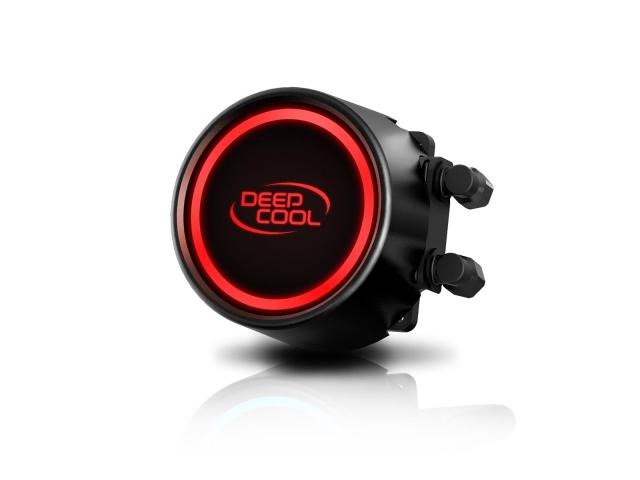 Cooler procesor Deepcool Gammaxx L240T Red LED, 2x 120mm