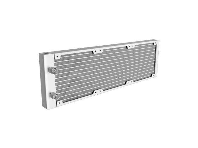 Cooler procesor Gamdias Aura GL360 LCD, ARGB LED, 3 x 120 mm, White