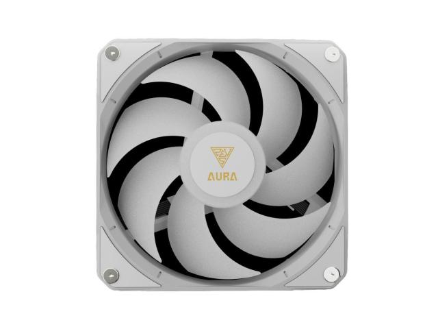 Cooler procesor Gamdias Aura GL360 LCD, ARGB LED, 3 x 120 mm, White