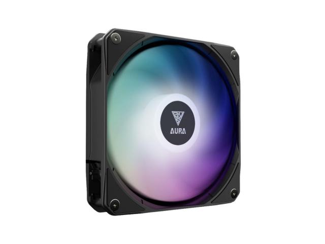 Cooler procesor Gamdias Aura GL360 LCD, ARGB LED, 360mm, Black, AURA-GL360-LCD