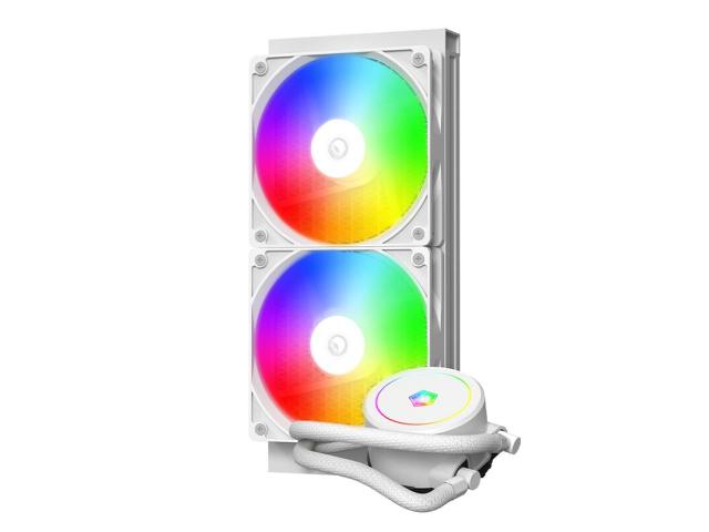 Cooler procesor ID-Cooling FX240 White, aRGB LED, 2x 120mm