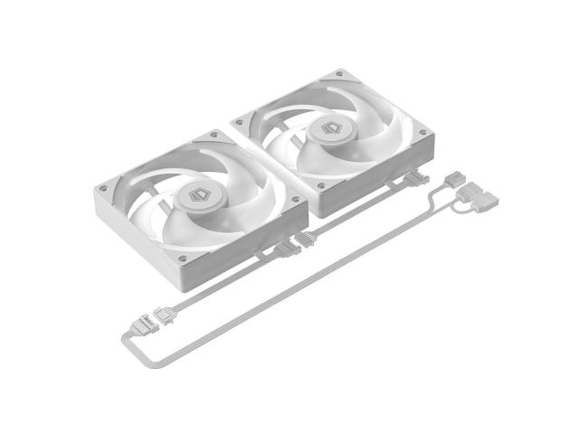Cooler procesor ID-Cooling FX240 LCD White, ARGB LED, 2x 120 mm