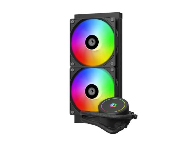 Cooler procesor ID-Cooling FX240 Black, aRGB LED, 2x 120mm