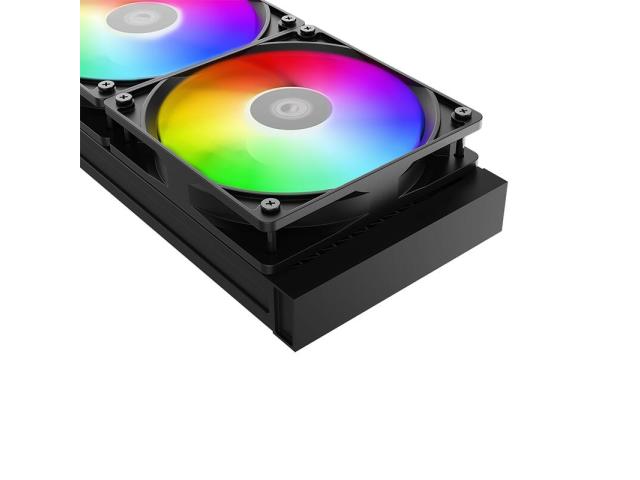 Cooler procesor ID-Cooling FX240 Black, aRGB LED, 2x 120mm