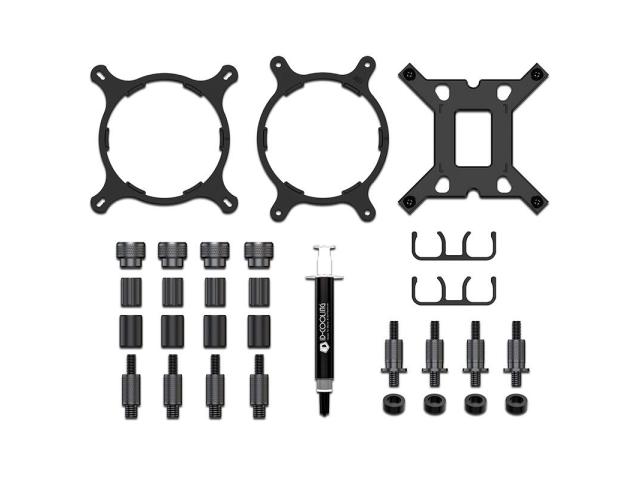 Cooler procesor ID-Cooling FX240 Black, aRGB LED, 2x 120mm