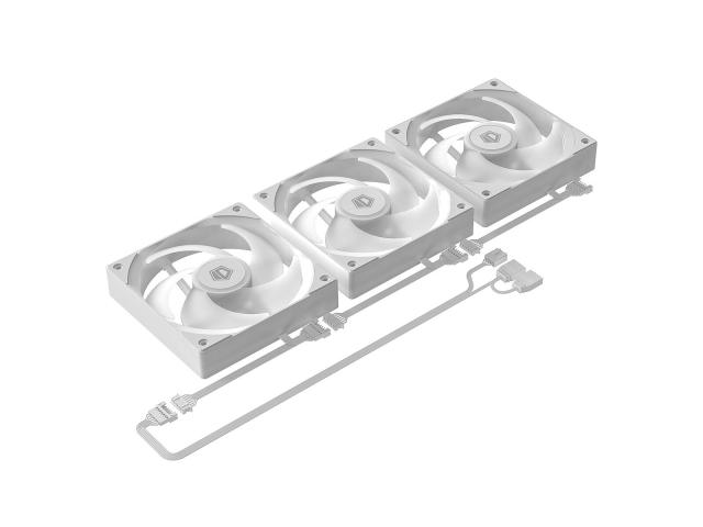 Cooler procesor ID-Cooling FX360 LCD White, ARGB LED, 3 x 120 mm