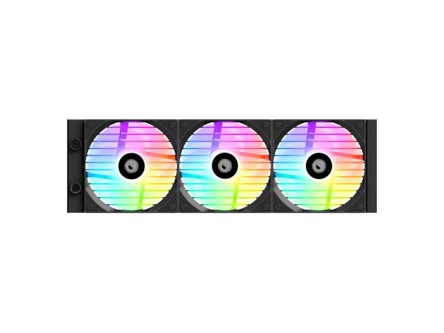 Cooler procesor cu lichid ID-Cooling FX360 LCD cu display negru iluminare aRGB