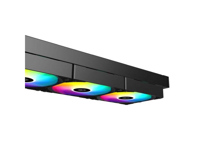 Cooler procesor cu lichid ID-Cooling FX360 LCD cu display negru iluminare aRGB