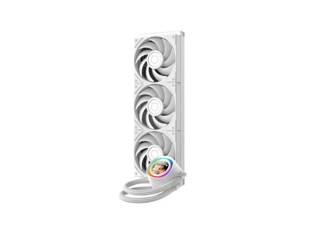 Cooler procesor ID-Cooling FX360 LCD, 3 x 120 mm, White