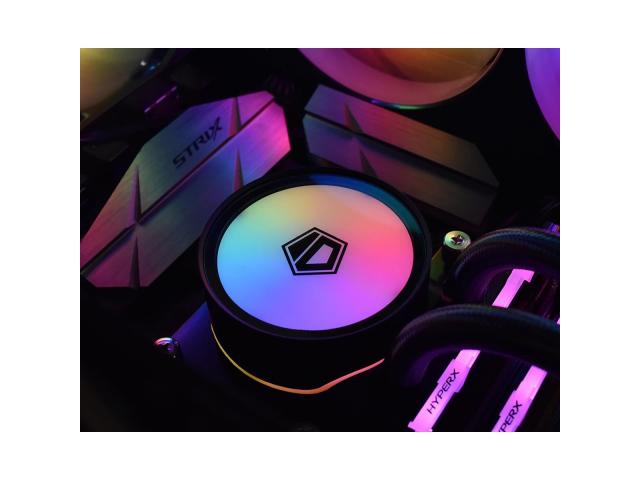 Cooler procesor ID-Cooling Iceflow 240, ARGB, 2x 120mm