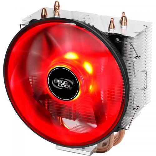 Cooler Procesor Deepcool GAMMAXX 300 Red LED, 120mm