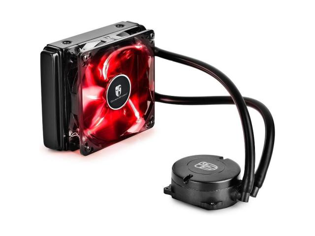 Cooler Procesor Deepcool Maelstrom 120T Red LED, 120mm