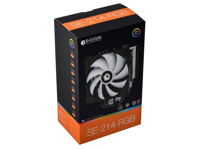 Cooler procesor ID-Cooling SE-214 RGB LED, 120mm