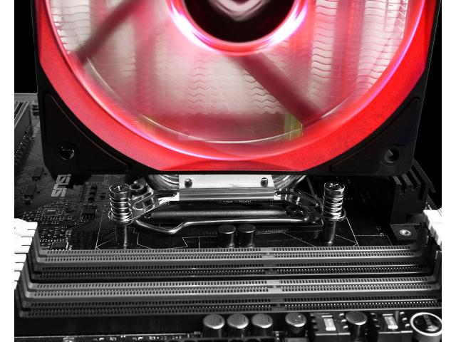 Cooler Procesor ID-Cooling SE-224M Red LED, 120mm