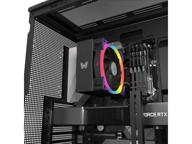 Cooler procesor Super Flower COOLDEX ST4, ARGB LED, 120 mm, Black