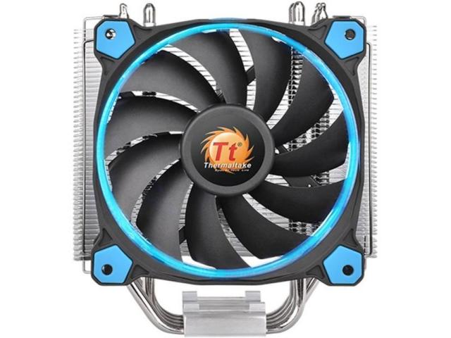 Cooler Procesor Thermaltake Riing Silent 12, Blue LED, 120mm